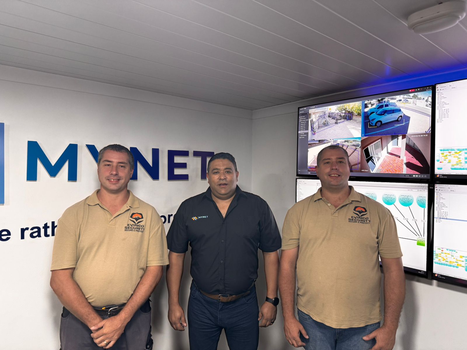 Evinco Security and Aspeiro team